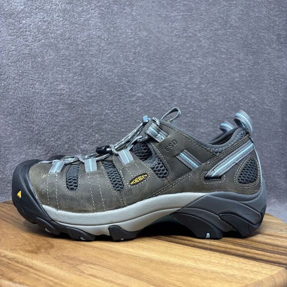 NEW Keen Utility Atlanta Cool Low Women's 10 W WIDE Brown Steel Toe Work Shoes - Picture 3 of 10